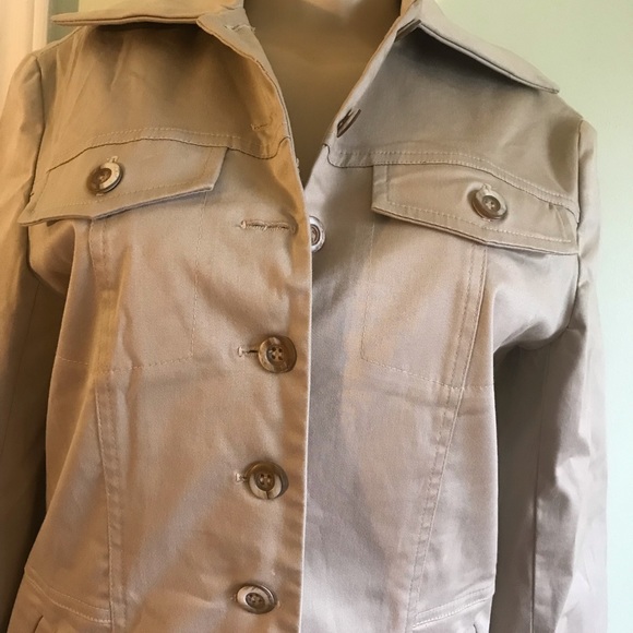 Amici Military Chic Button Down Jacket - Picture 2 of 6